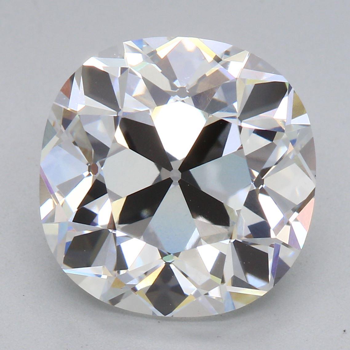 E VS1 August Vintage Old Mine Brilliant Cut Lab Grown