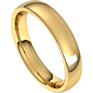 Men's and Ladies 18kt yellow gold wedding bands