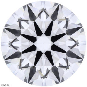 1.58ct D VVS2 GCAL 8x Ideal Cut Distinctive Hearts & Arrows Cut Private Reserve Lab Grown Diamond