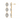 5.02 CTTW Marquise Lab Diamond Linear Earring – 14K Yellow Gold