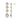 5.04 CTTW Pear And Round Lab Diamond Linear Earring – 14K Yellow Gold