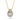 1.12 CTTW Pear Lab Diamond Halo Necklace – 14K Yellow Gold