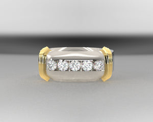 Glenn's Signature Mens Diamond Wedding ring