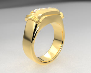 Glenn's Signature Mens Diamond Wedding ring