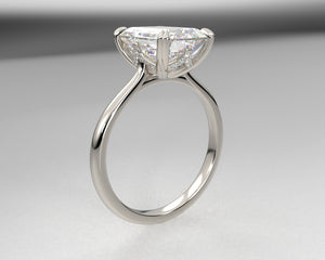 Kayla's Signature Hidden V Halo Engagement Ring w LG Diamonds