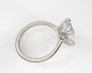 Kayla's Signature Hidden V Halo Engagement Ring w LG Diamonds