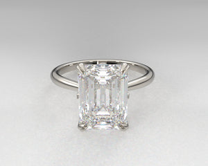 Kayla's Signature Hidden V Halo Engagement Ring w LG Diamonds