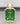 Emerald & Round Bezel Pendant