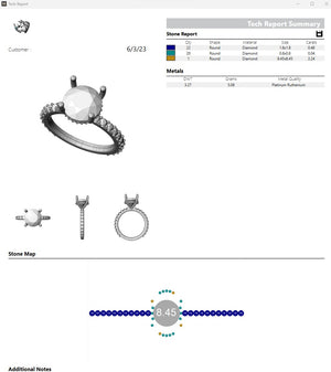 Signature Shared Prong Hidden Halo Setting with lab grown diamonds