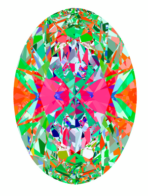 2.02ct F VS1 Cherry Picked Lab Grown Oval Brilliant Diamond