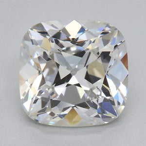 3.19ct G VVS2 Square Vintage Cushion Cut Lab Grown Diamond