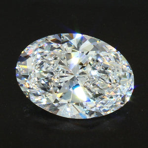4.08ct E VS1 GIA XX Cut Lab Grown Oval Brilliant Diamond
