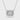 1 CTTW Radiant Lab Diamond Solitaire Bezel Necklace – 14K White Gold video