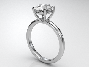 Ladies platinum wedding band