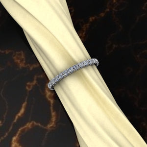 Diamond Eternity Ring with lab grown diamonds
