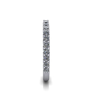 18K White Gold Lab Grown Diamond Anniversary Band