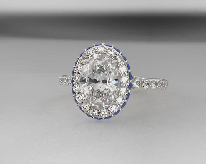 Lindsea's Signature Sapphire 3d halo