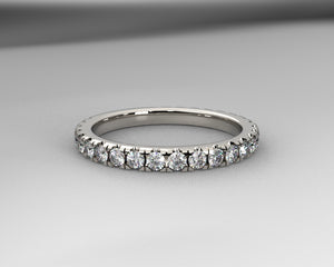 Tina's Signature Split Prong Hidden Halo w Lab Grown Diamonds