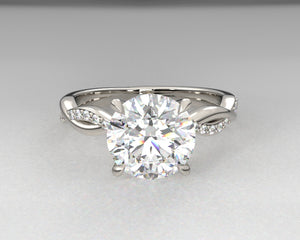 Brette's Signature Weaved Diamond Setting