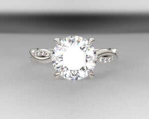 Brette's Signature Weaved Diamond Setting