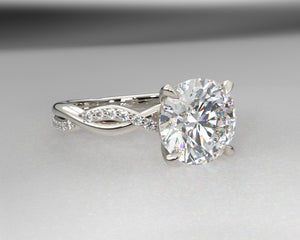 Brette's Signature Weaved Diamond Setting