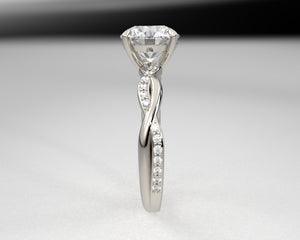 Brette's Signature Weaved Diamond Setting