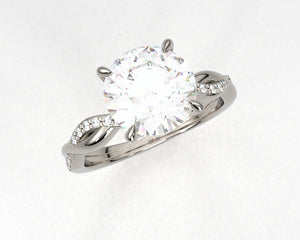 Brette's Signature Weaved Diamond Setting