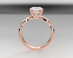 Brette's Signature Weaved Diamond Setting