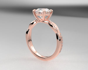 Brette's Signature Weaved Diamond Setting