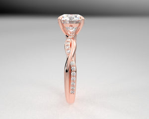 Brette's Signature Weaved Diamond Setting