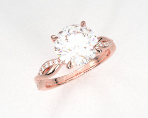 Brette's Signature Weaved Diamond Setting