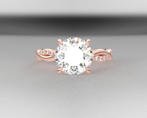 Brette's Signature Weaved Diamond Setting