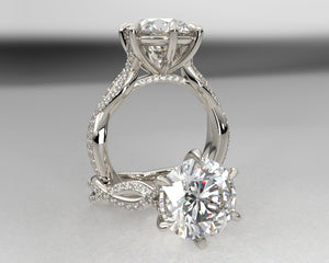 Victoria's Signature Infinity Setting with LG Diamonds