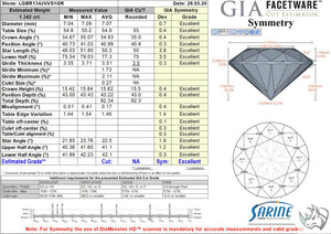 1.34ct J VVS1 Round Brilliant Private Reserve Lab Grown Diamond