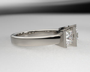 Jess' Signature 3 Stone Princess Setting