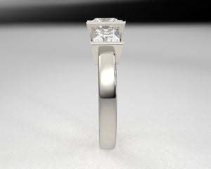 Jess' Signature 3 Stone Princess Setting