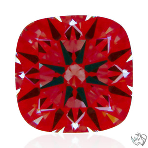 1.64ct F VS1 Square Cushion Hearts & Arrows Lab Grown Diamond