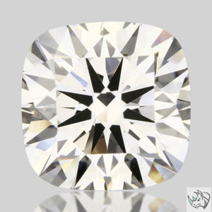 1.64ct F VS1 Square Cushion Hearts & Arrows Lab Grown Diamond