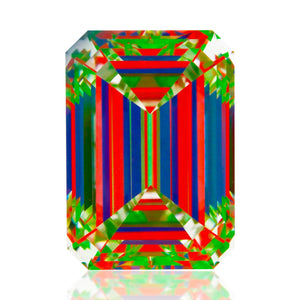 2.01ct E VVS1 GIA Ex/Ex Distinctive Emerald Cut Private Reserve Lab Grown Diamond