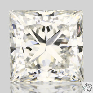 2.98ct G VVS2 Ideal Princess Cut Lab Grown Diamond