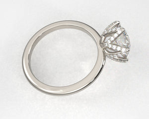 Jessica's Signature Weaved Diamond Prong Solitaire