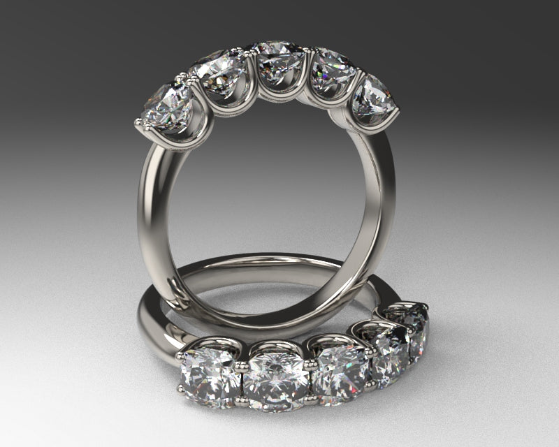 Vintage five stone diamond ring Clearance