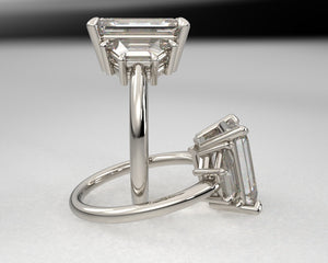 Signature Trapezoid Setting w Lab Grown Diamonds