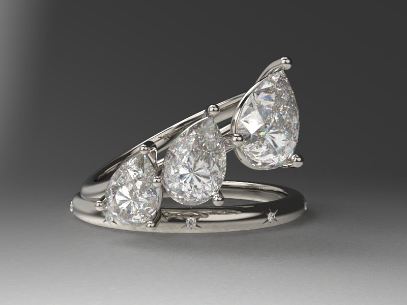 Pear trilogy ring sales