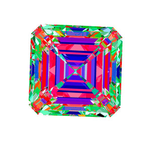 Your Custom Cut Distinctive Asscher Moissanite