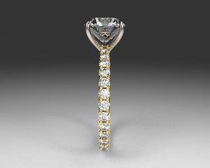 Signature Shared Prong Setting 02 with lab grown diamonds