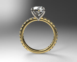 Signature Shared Prong Setting 02 with lab grown diamonds