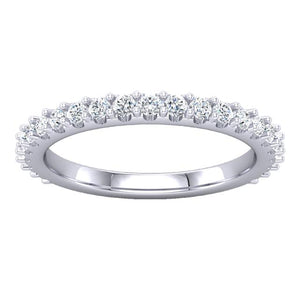 Amy's Signature Shared Prong Hidden Halo Setting with lab grown diamonds