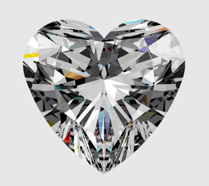 Your Custom Cut Distinctive Heart Brilliant Moissanite