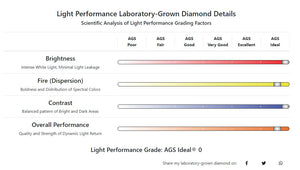 3.41ct G VS1 AGS Ideal Distinctive Emerald Cut Private Reserve Lab Grown Diamond